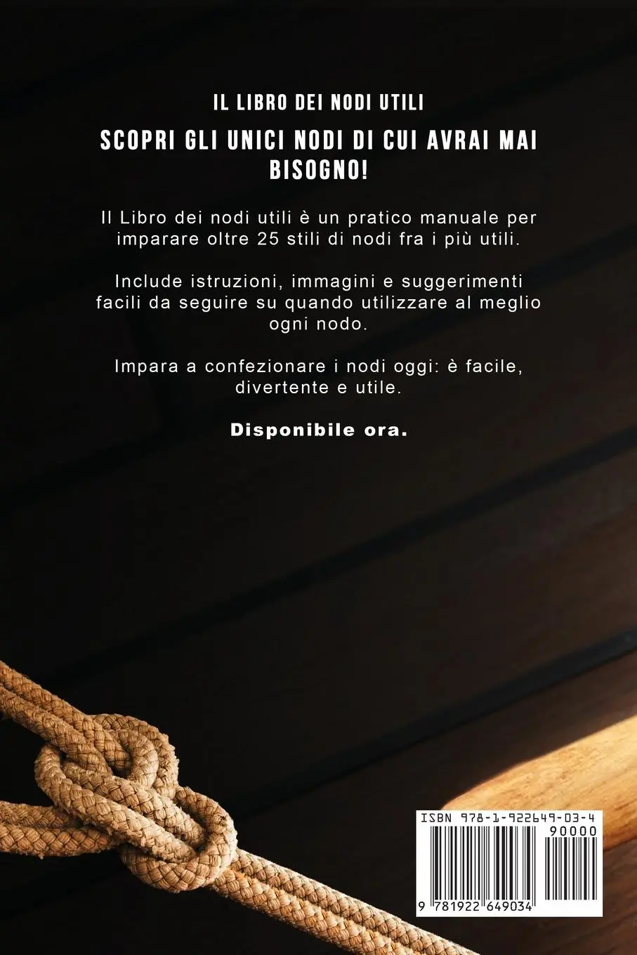 Rückseite: 9781922649034 | Il Libro dei Nodi Utili | Sam Fury | Taschenbuch | Italienisch | 2021