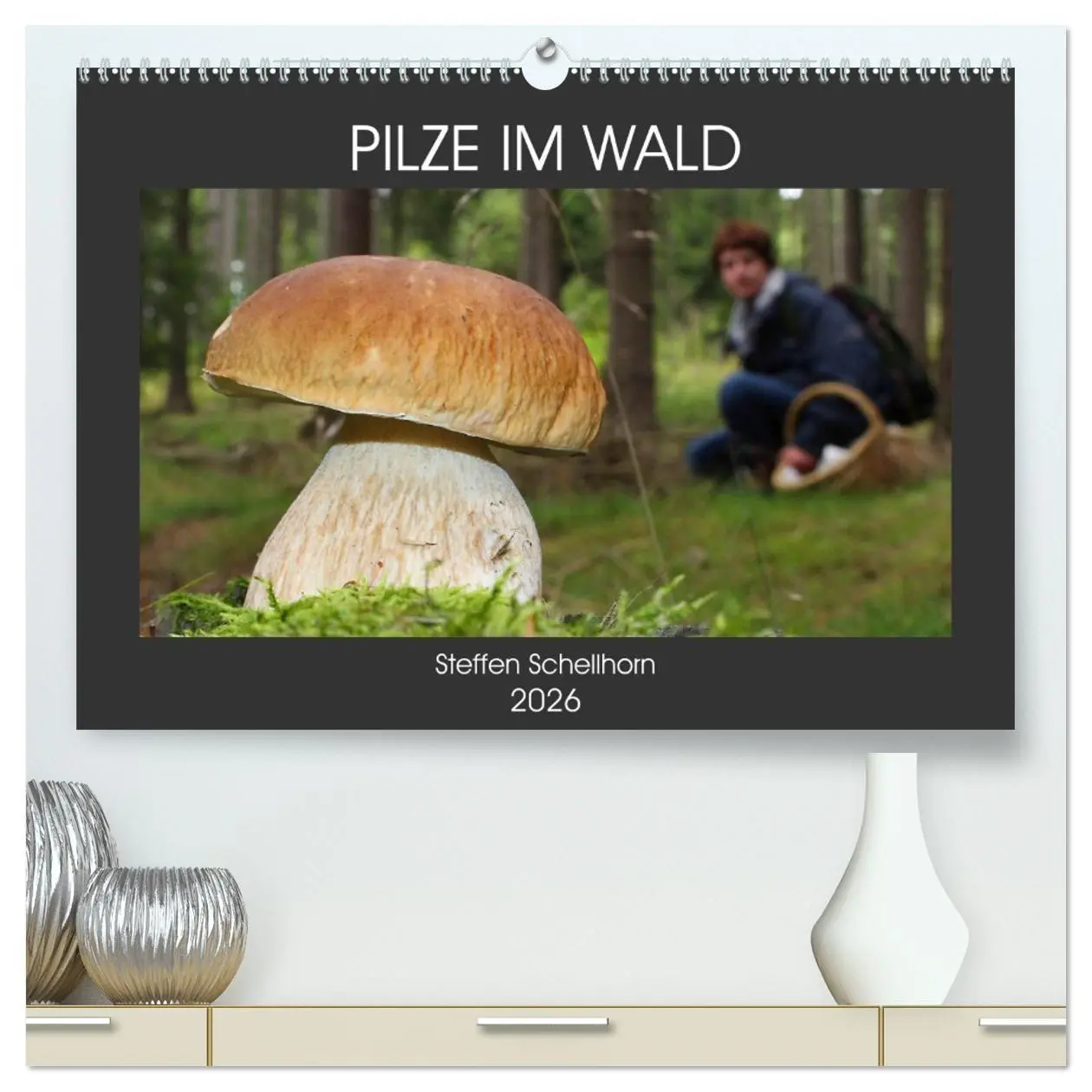 Cover: 9783457459034 | PILZE IM WALD (hochwertiger Premium Wandkalender 2026 DIN A2 quer),...