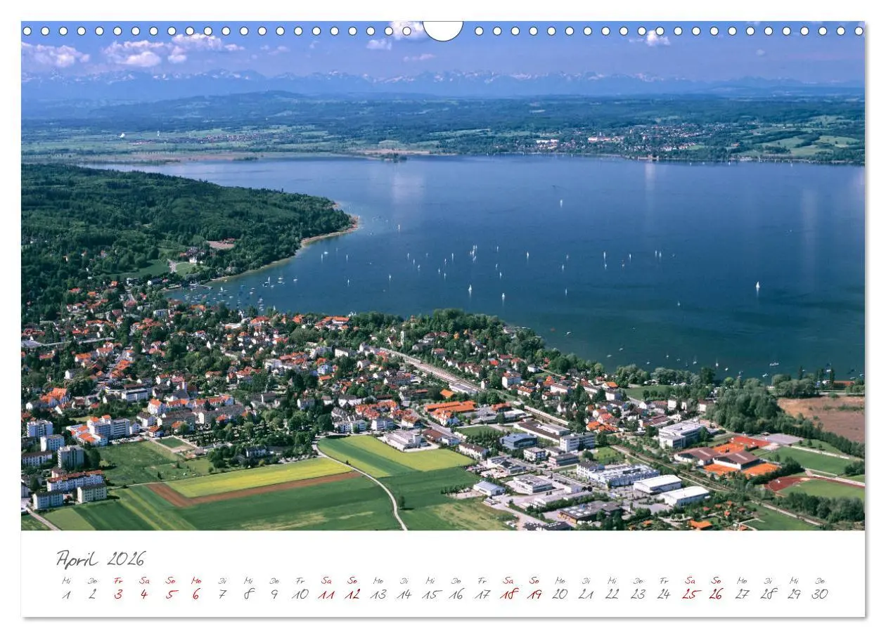 Bild: 9783457769034 | Das Fünf-Seen-Land Oberbayern (Wandkalender 2026 DIN A3 quer),...