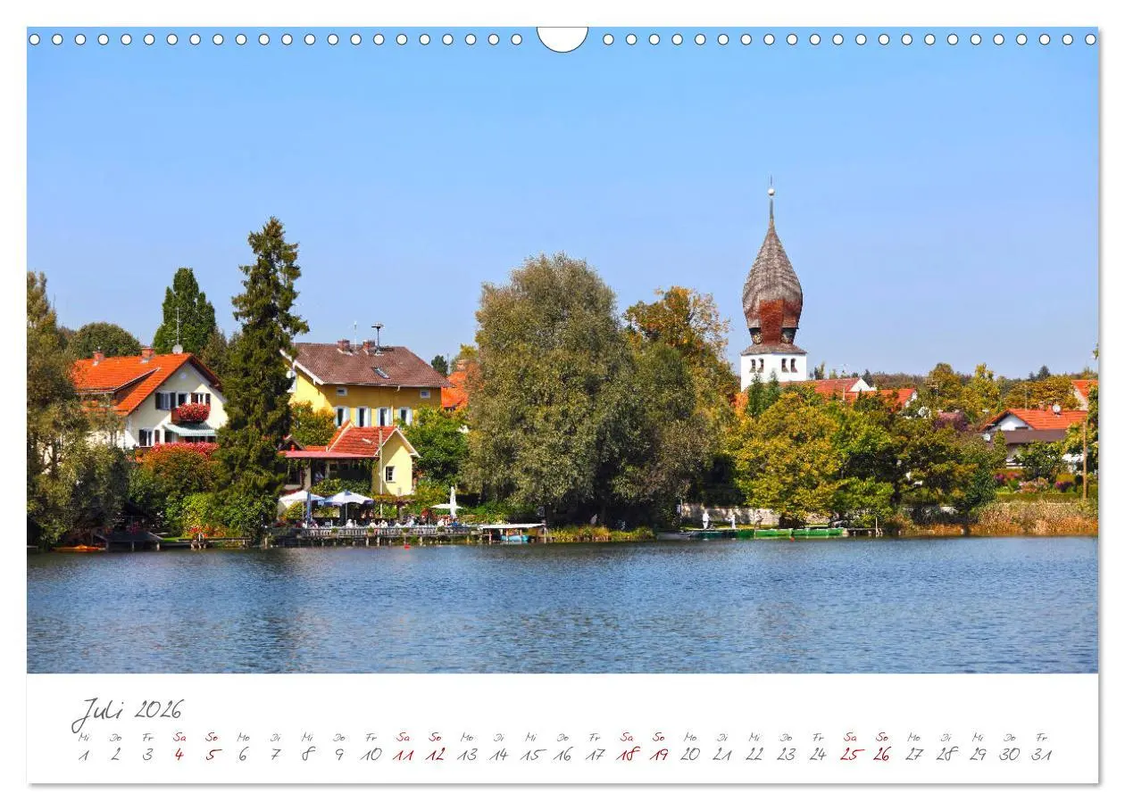 Bild: 9783457769034 | Das Fünf-Seen-Land Oberbayern (Wandkalender 2026 DIN A3 quer),...