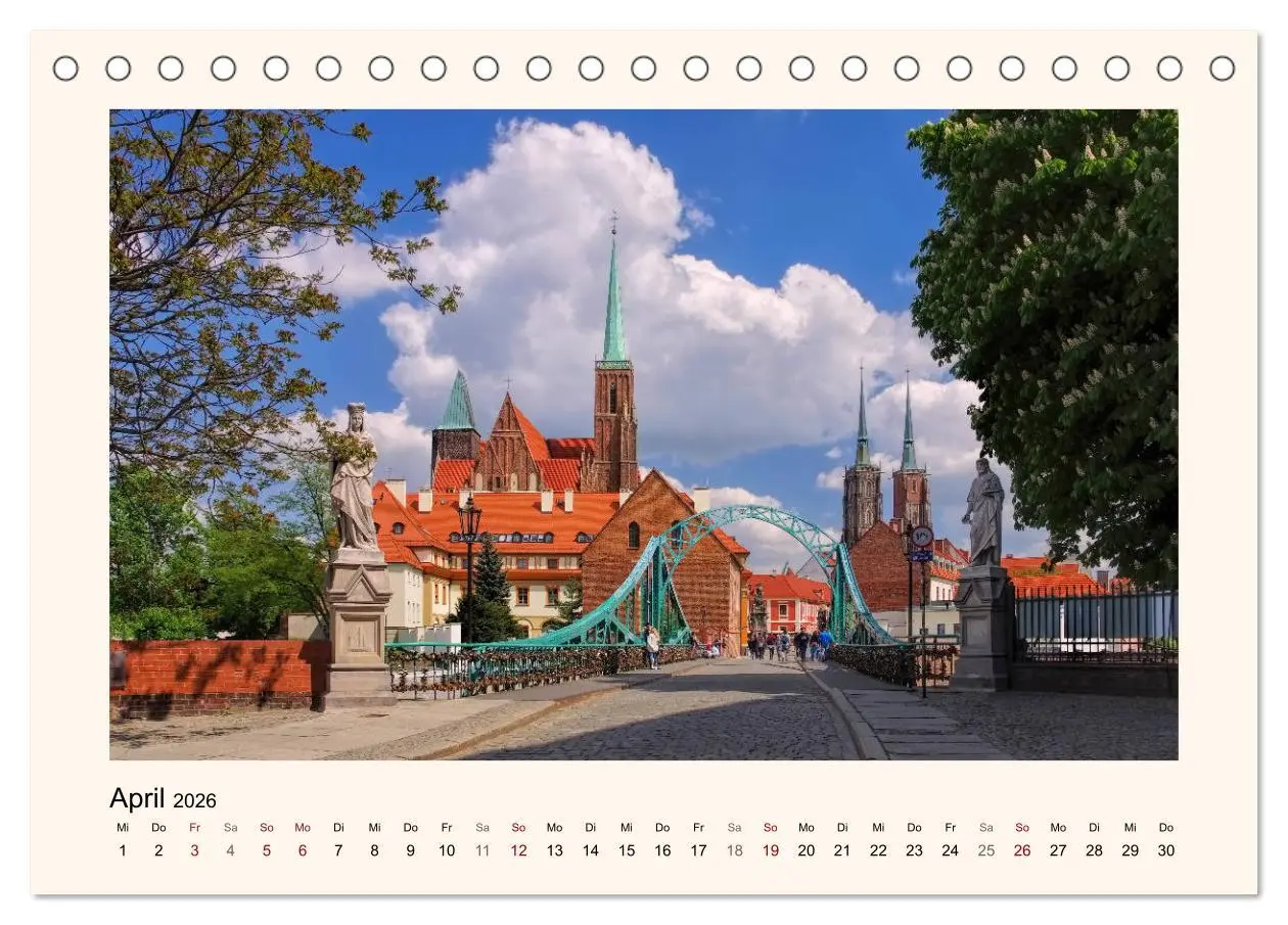 Bild: 9783457909034 | Breslau - Schlesiens Herz an der Oder (Tischkalender 2026 DIN A5...