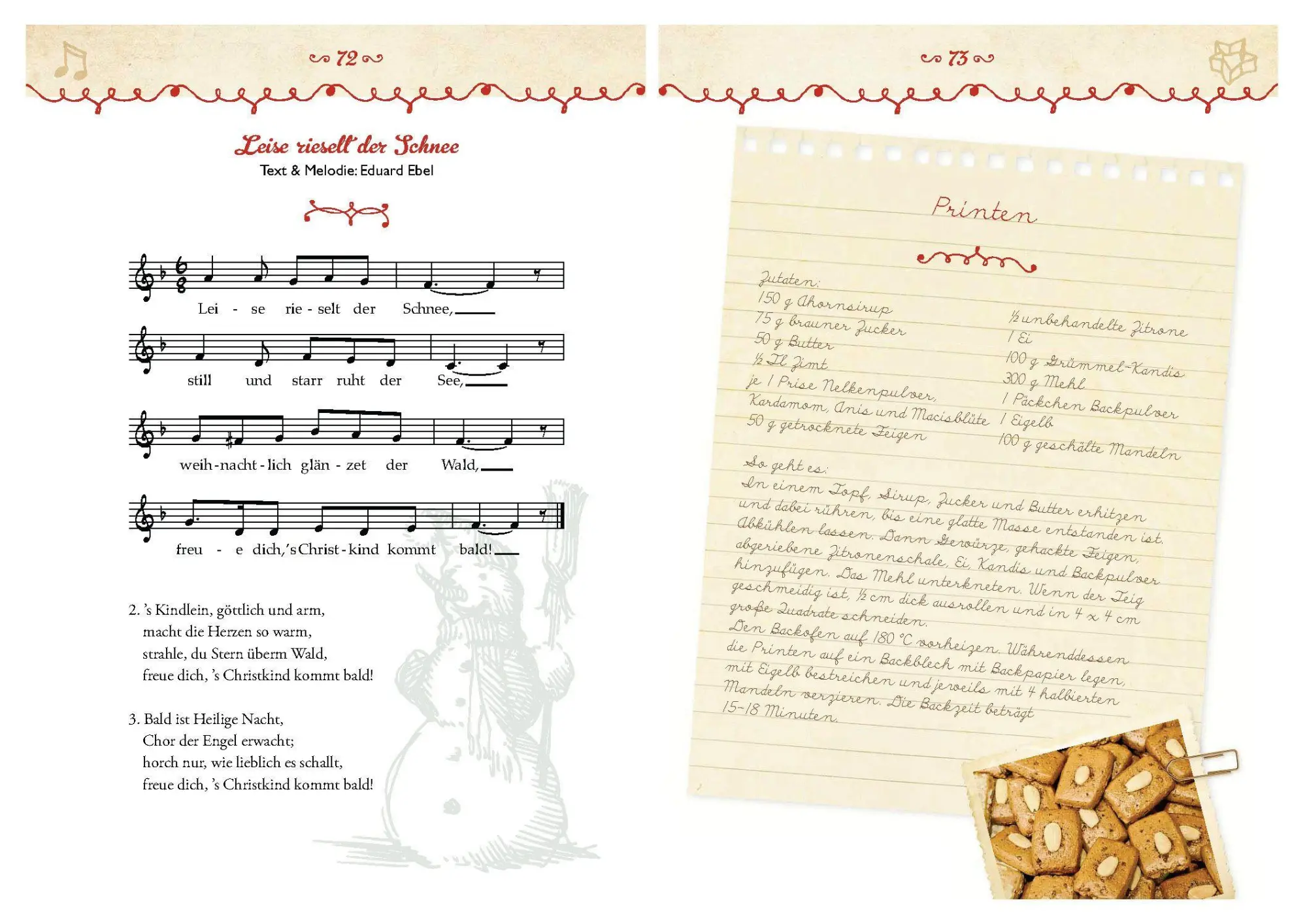 Bild: 9783809449034 | Das große Hausbuch für die Weihnachtszeit. Singen, Dichten, Backen,...