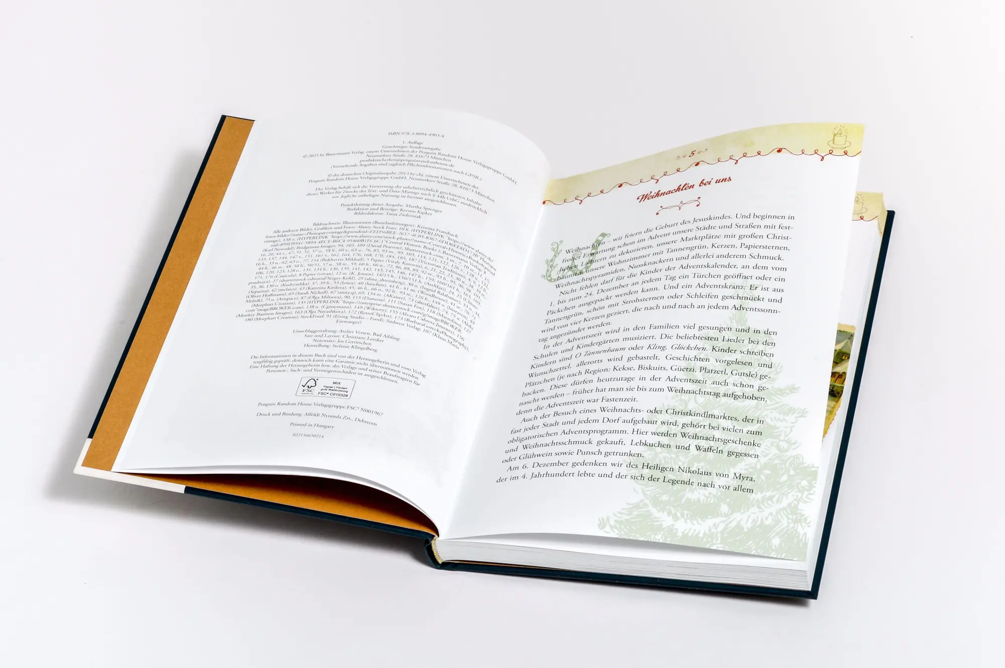 Bild: 9783809449034 | Das große Hausbuch für die Weihnachtszeit. Singen, Dichten, Backen,...