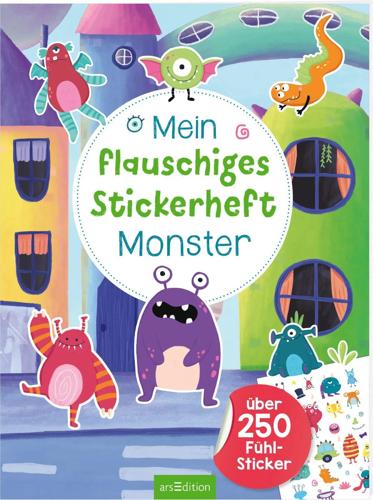 Cover: 9783845849034 | Mein flauschiges Stickerheft - Monster | Über 250 Fühl-Sticker | Dietz