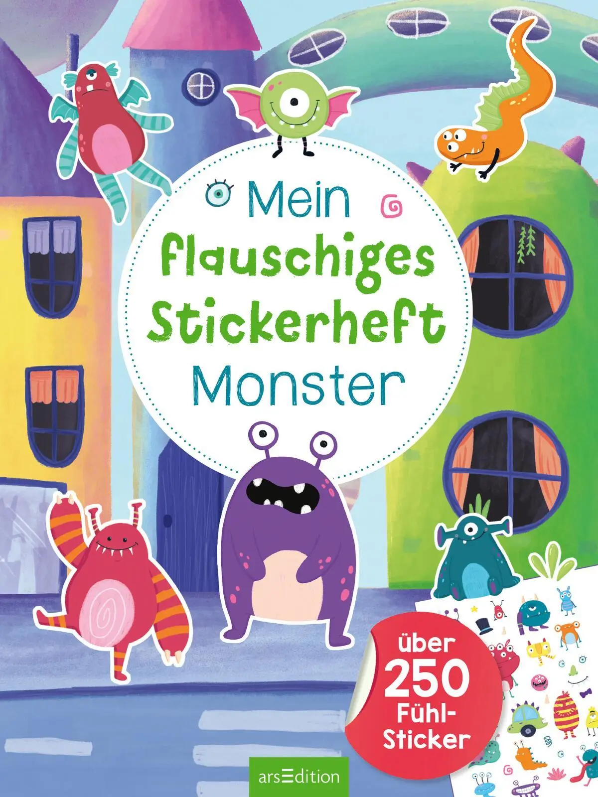 Bild: 9783845849034 | Mein flauschiges Stickerheft - Monster | Über 250 Fühl-Sticker | Dietz