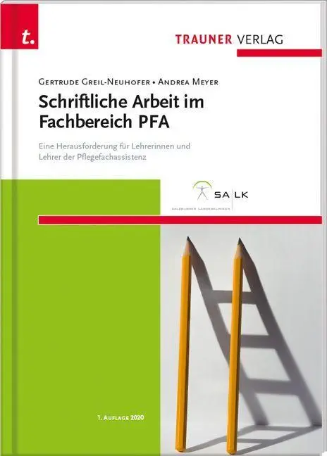 Schriftliche Arbeit im Fachbereich PFA
