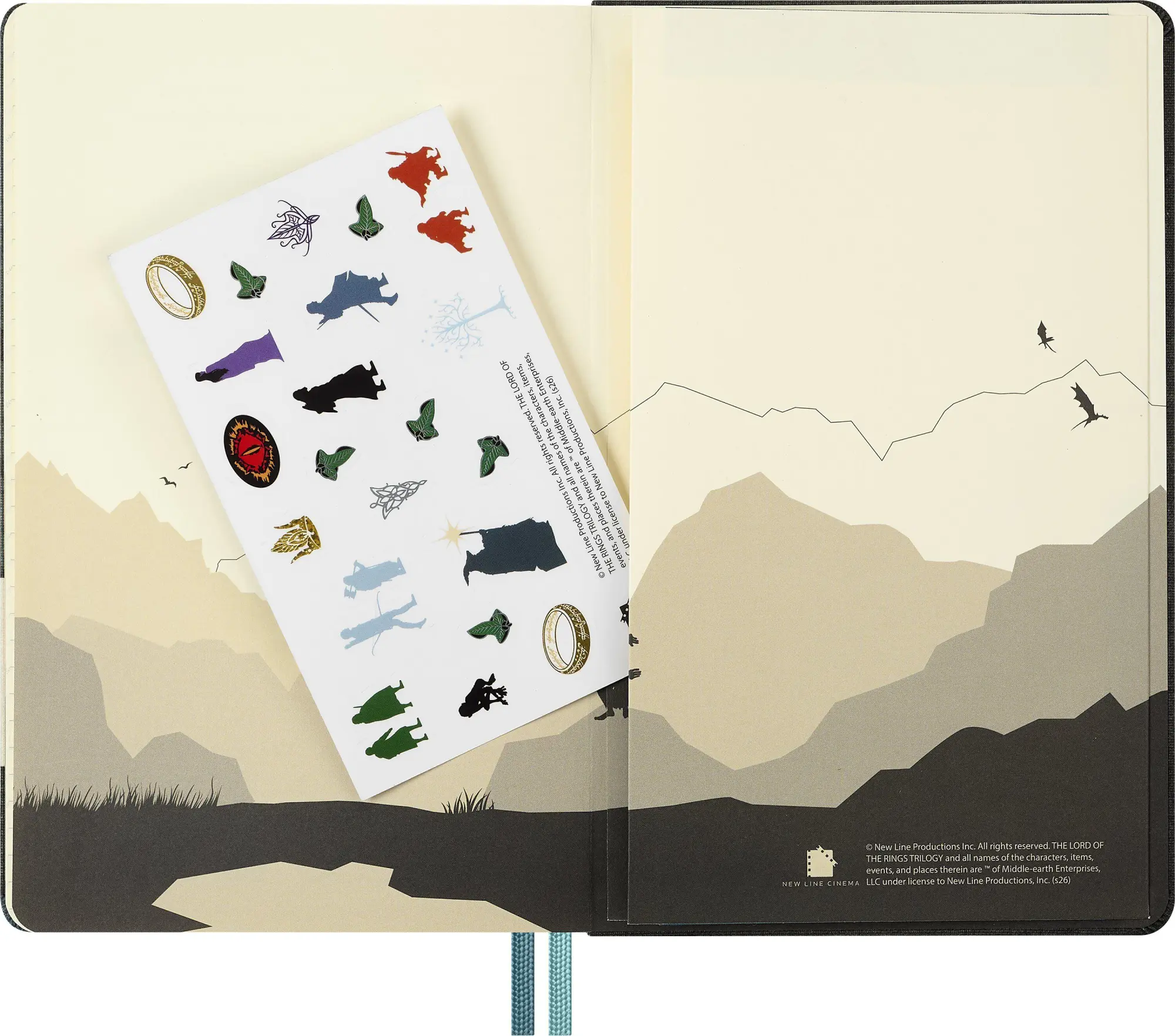 Bild: 8056999279134 | Moleskine 12 Monate Der Herr der Ringe Wochen-Notizkalender 2027,...
