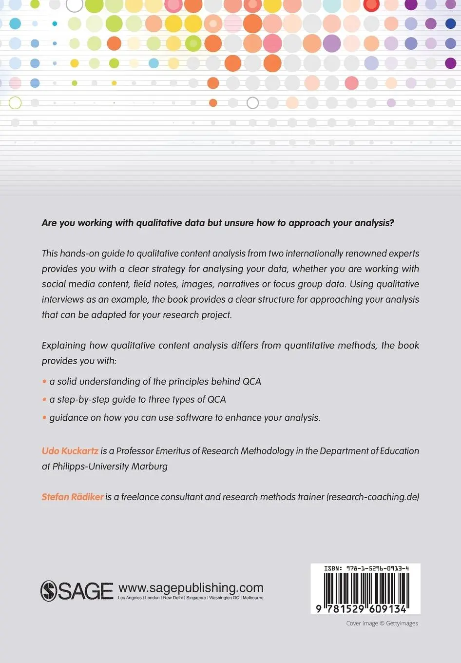 Rückseite: 9781529609134 | Qualitative Content Analysis | Methods, Practice and Software | Buch