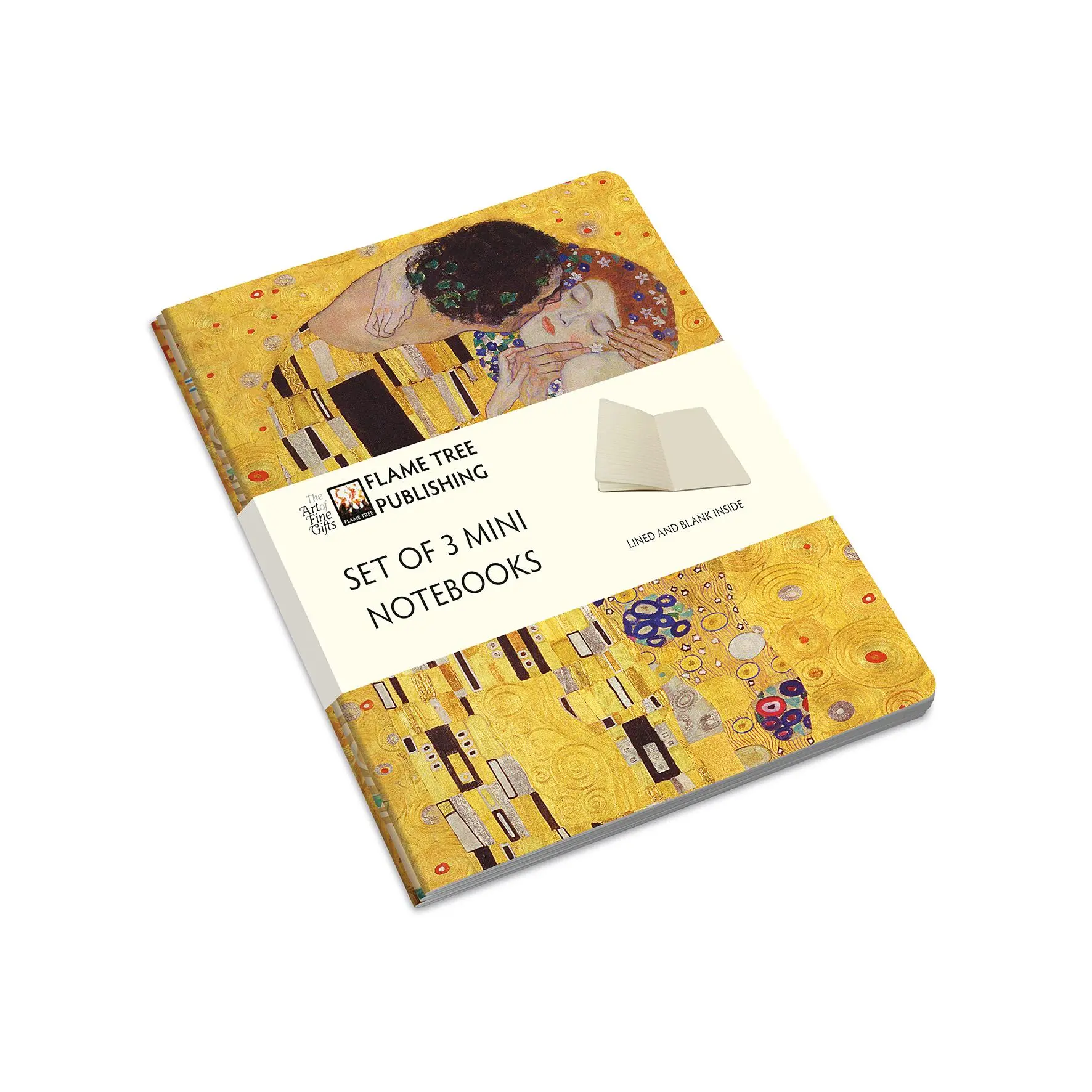Cover: 9781787559134 | Gustav Klimt Set of 3 Mini Notebooks | Flame Tree Publishing | Buch