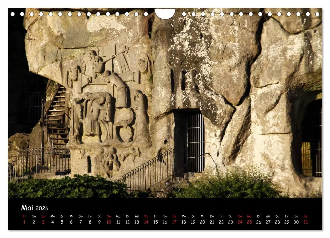 Bild: 9783516229134 | Die Externsteine (Wandkalender 2026 DIN A4 quer), CALVENDO...