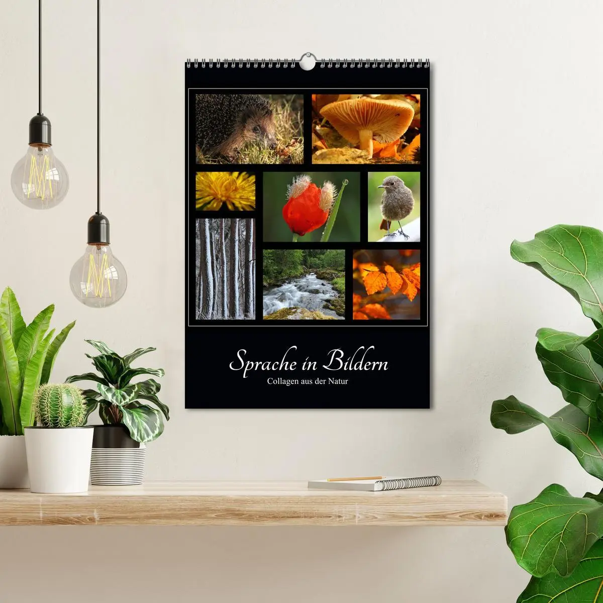Bild: 9783516399134 | Sprache in Bildern - Collagen aus der Natur (Wandkalender 2026 DIN...