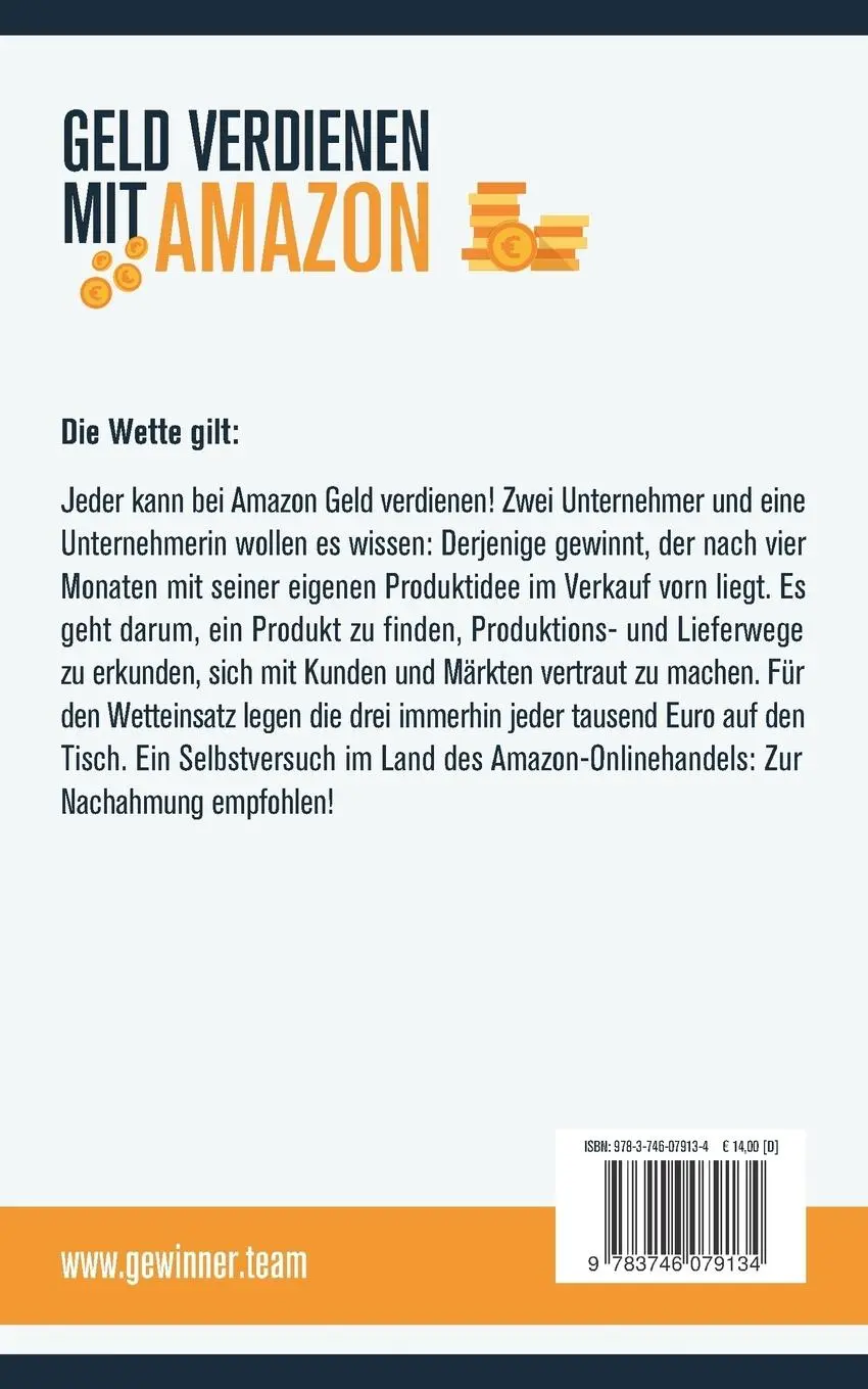 Rückseite: 9783746079134 | Geld verdienen mit Amazon | Claudia Seltmann (u. a.) | Taschenbuch