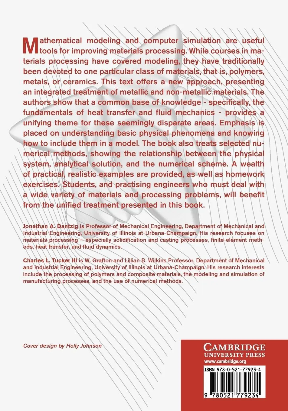 Rückseite: 9780521779234 | Modeling in Materials Processing | Jonathan A. Dantzig (u. a.) | Buch