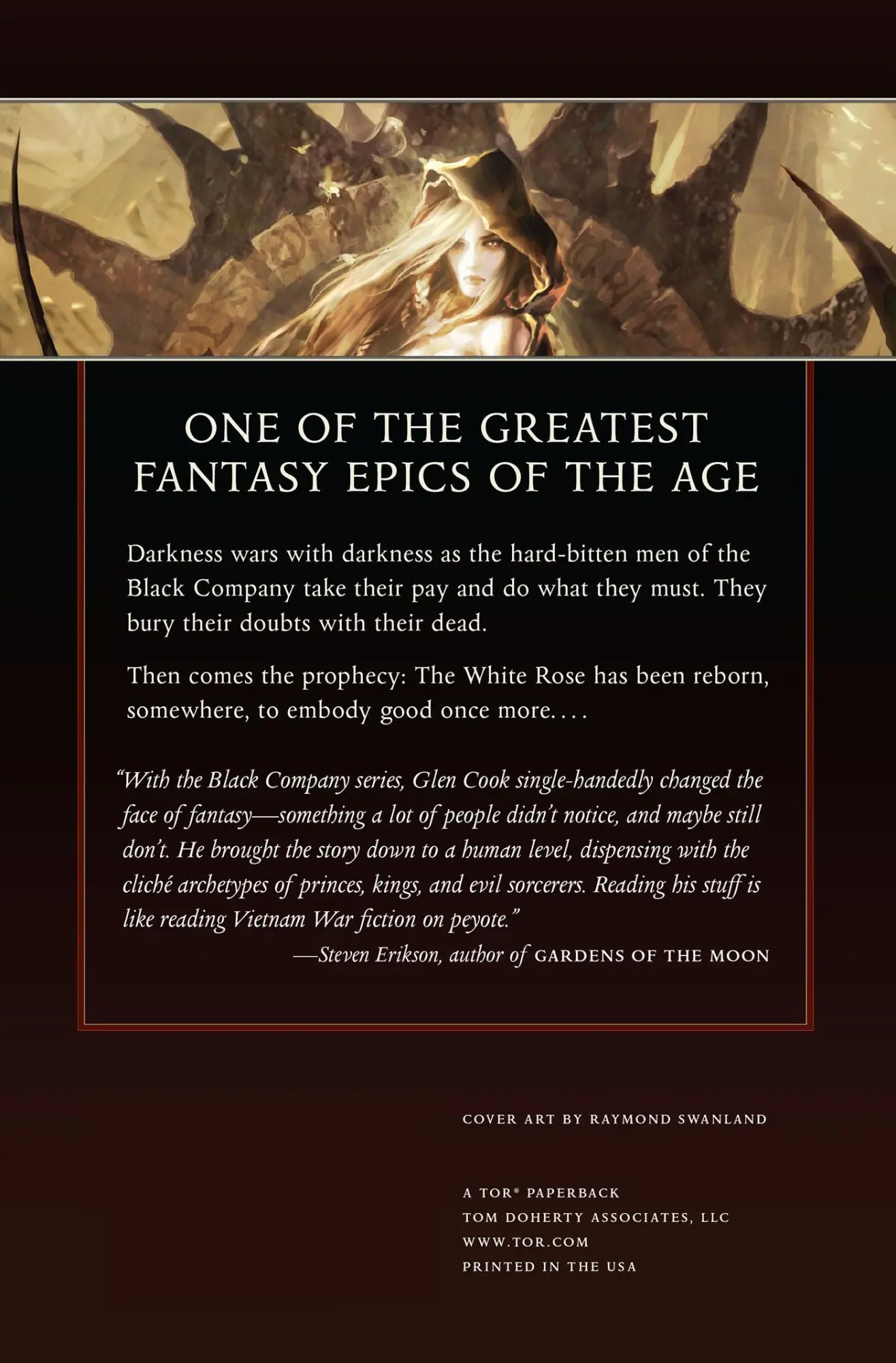 Rückseite: 9780765319234 | Chronicles of the Black Company | Glen Cook | Taschenbuch | Englisch