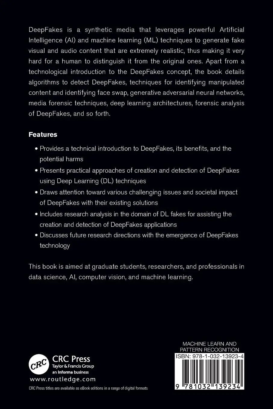 Rückseite: 9781032139234 | DeepFakes | Creation, Detection, and Impact | Loveleen Gaur | Buch