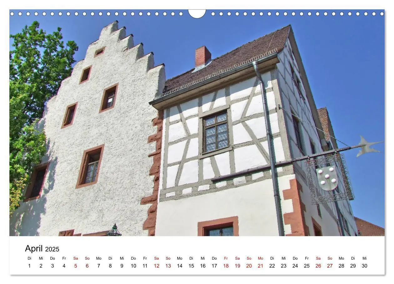 Bild: 9783435349234 | Wiesloch - Spaziergang durch die Altstadt (Wandkalender 2025 DIN A3...