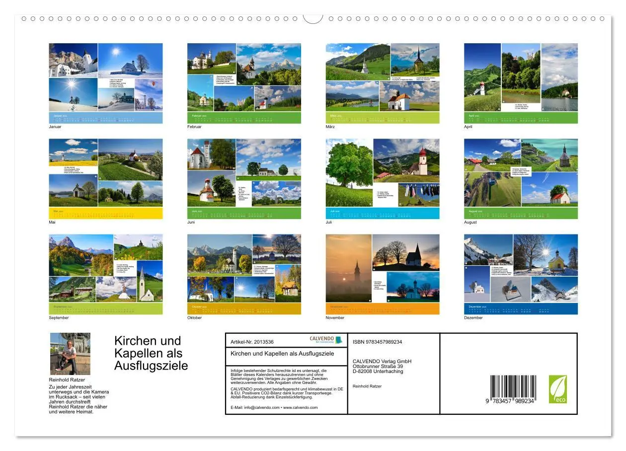 Bild: 9783457989234 | Kirchen und Kapellen als Ausflugsziele (hochwertiger Premium...