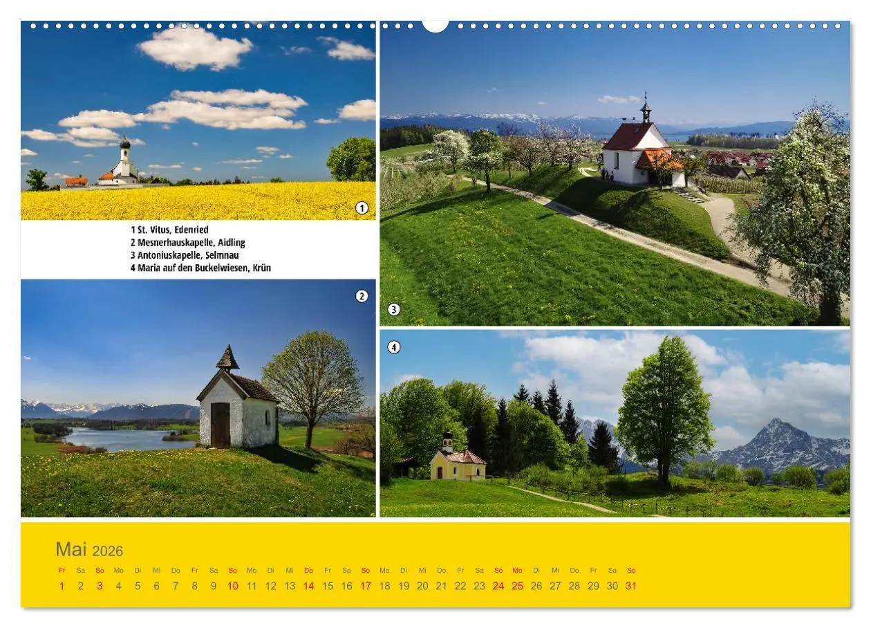 Bild: 9783457989234 | Kirchen und Kapellen als Ausflugsziele (hochwertiger Premium...