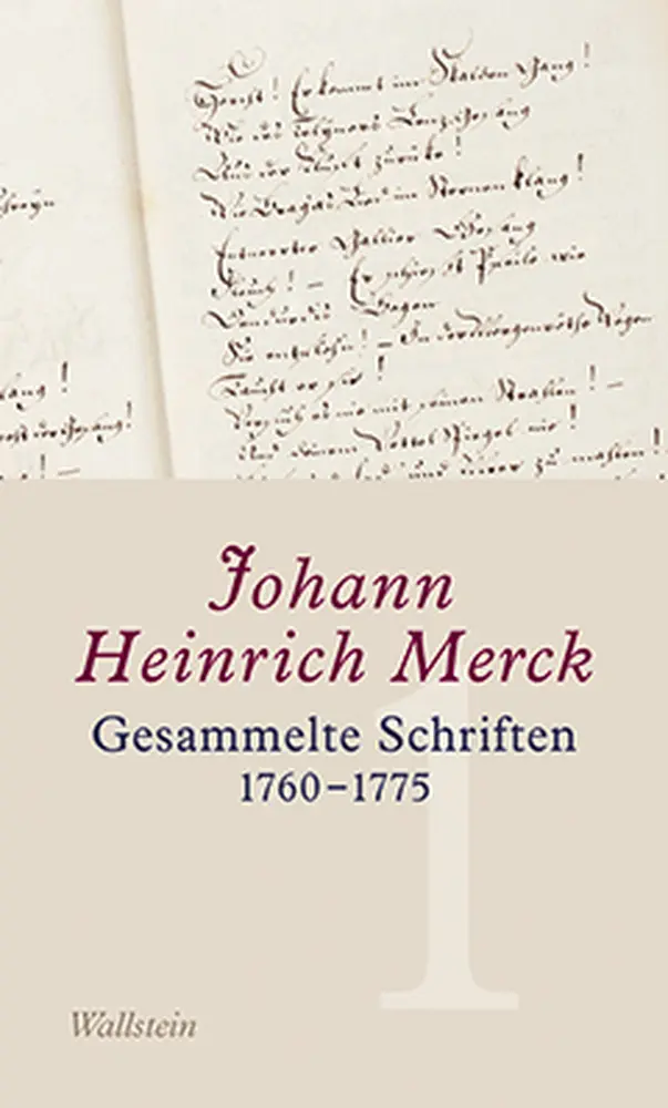 Cover: 9783835309234 | Gesammelte Schriften | 1760-1775 | Johann Heinrich Merck | Buch | 2012