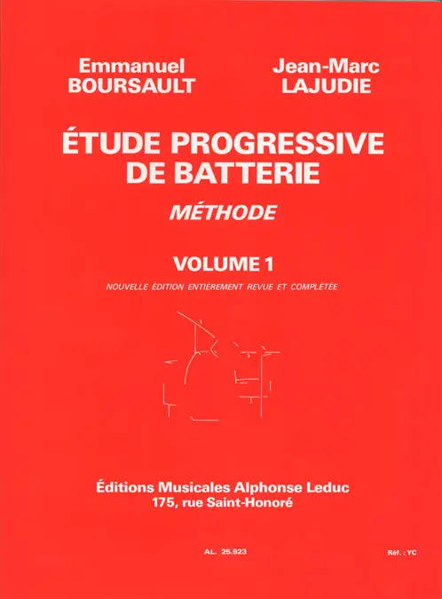 Cover: 9790046259234 | Etude Progressive de Batterie 1 | Boursault_ Lajudie | Buch