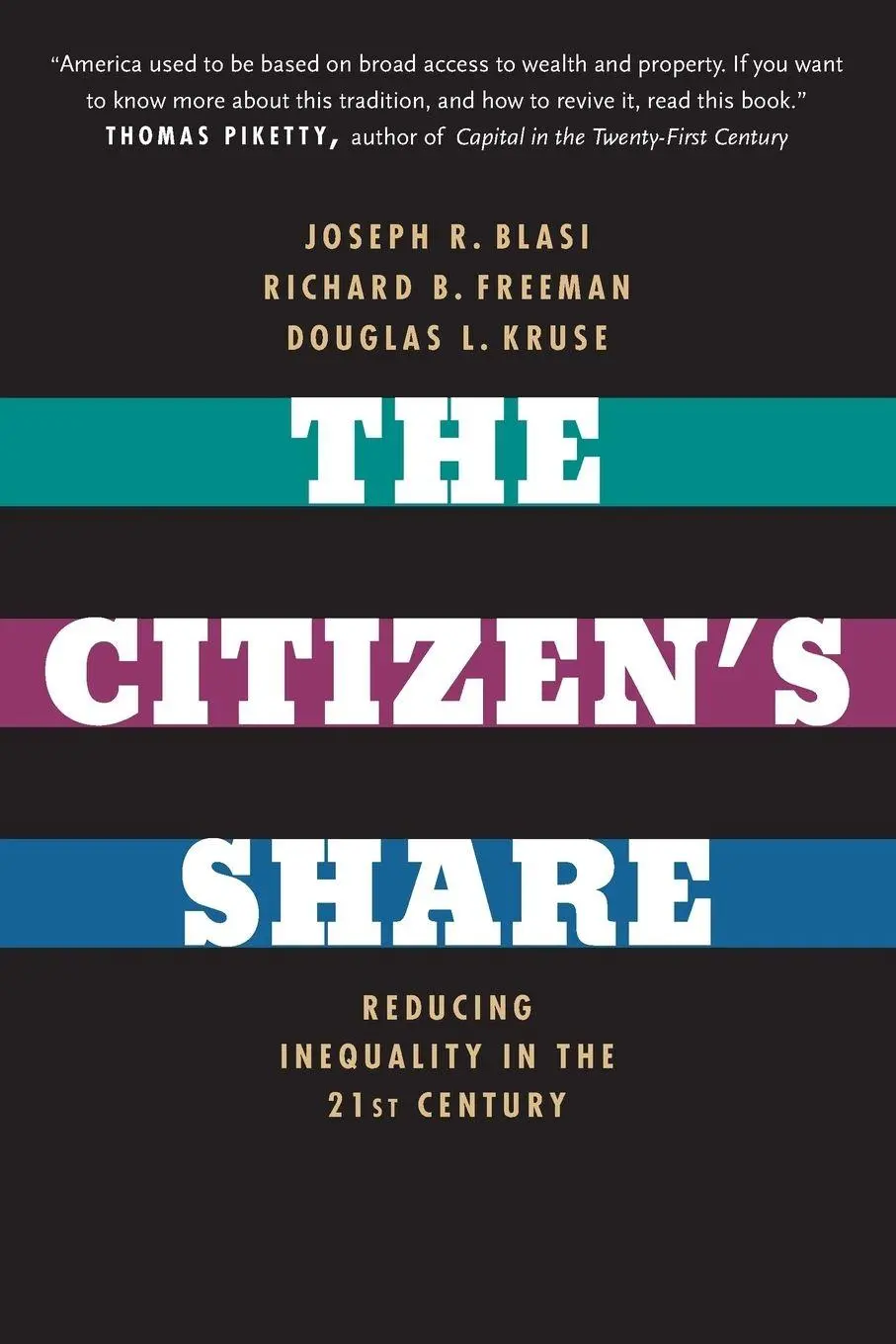 Cover: 9780300209334 | The Citizen's Share | Reducing Inequality in the 21st Century | Buch