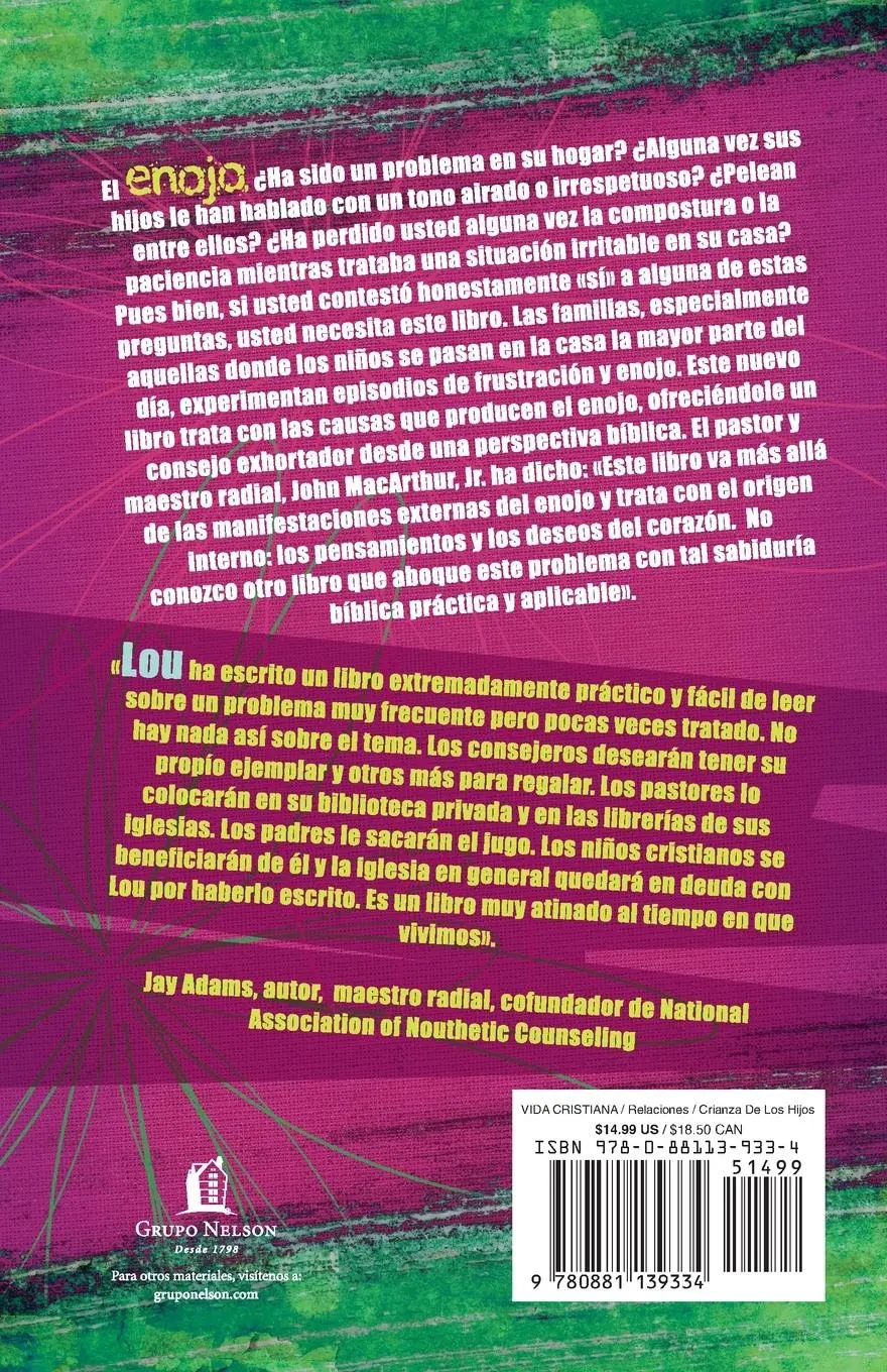 Rückseite: 9780881139334 | La Coraz¿¿n de Enojo | Louis Paul Priolo | Taschenbuch | Spanisch
