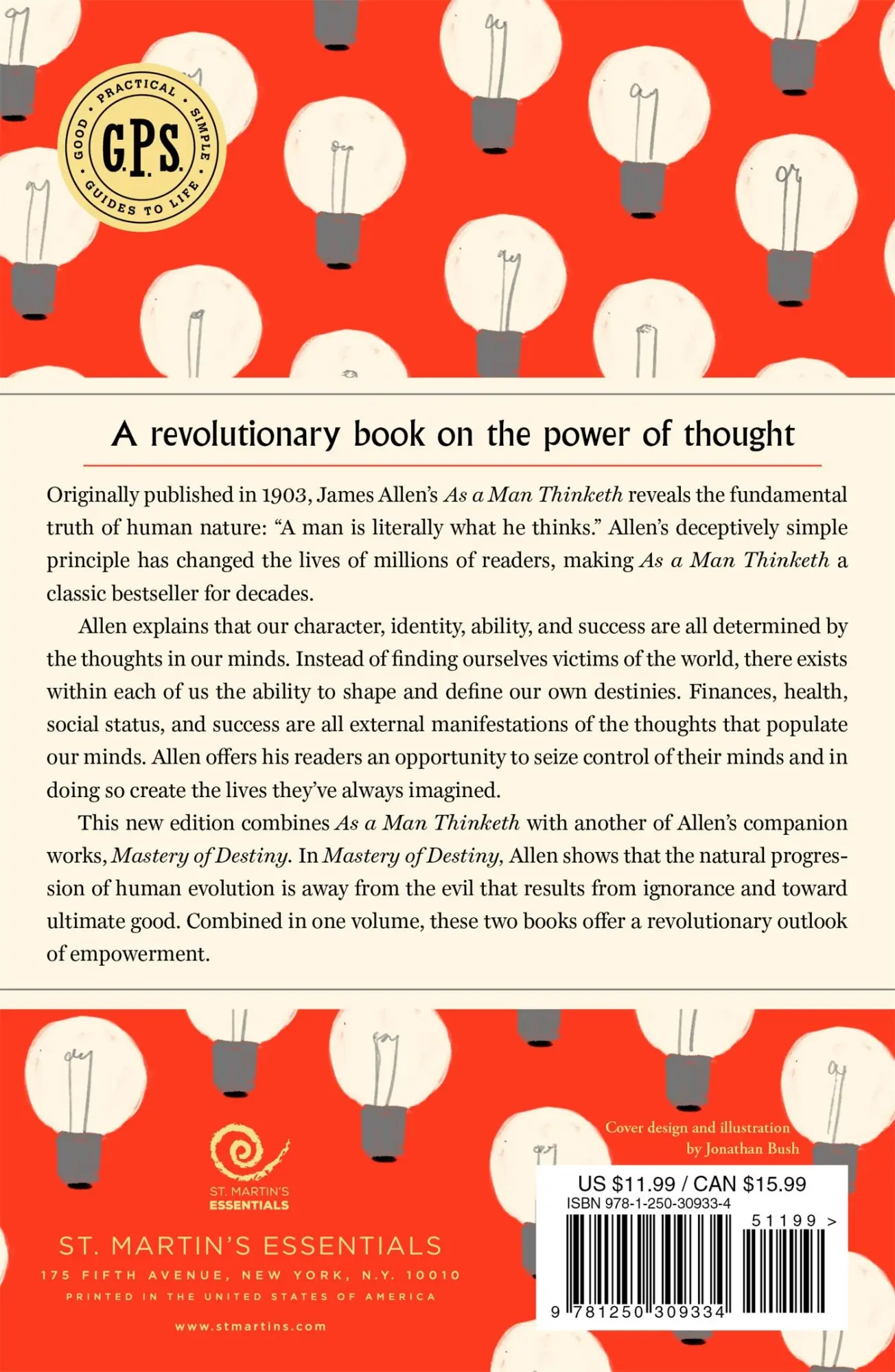Rückseite: 9781250309334 | As a Man Thinketh: The Complete Original Edition and Master of Destiny