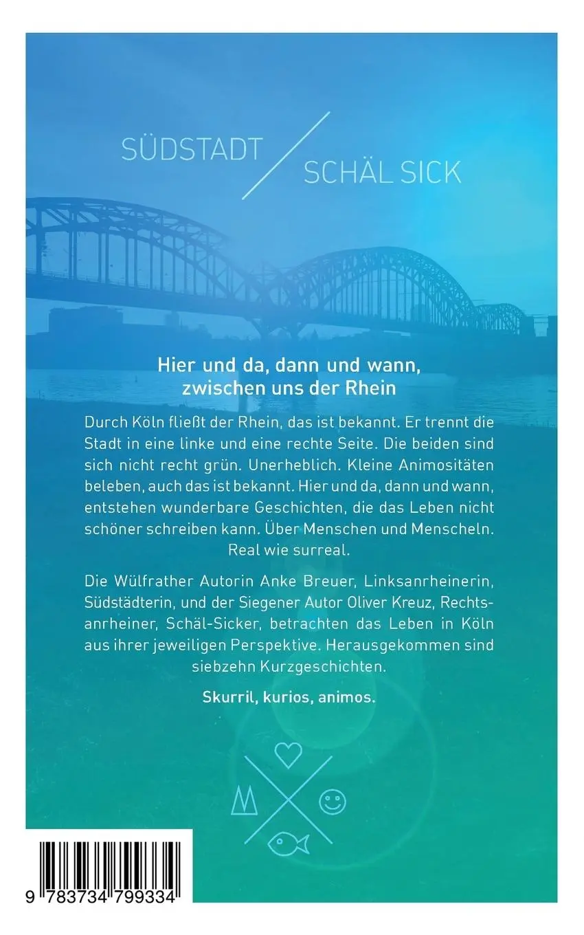 Rückseite: 9783734799334 | Hier und da, dann und wann | Südstadt / Schäl Sick. Kurzgeschichten.