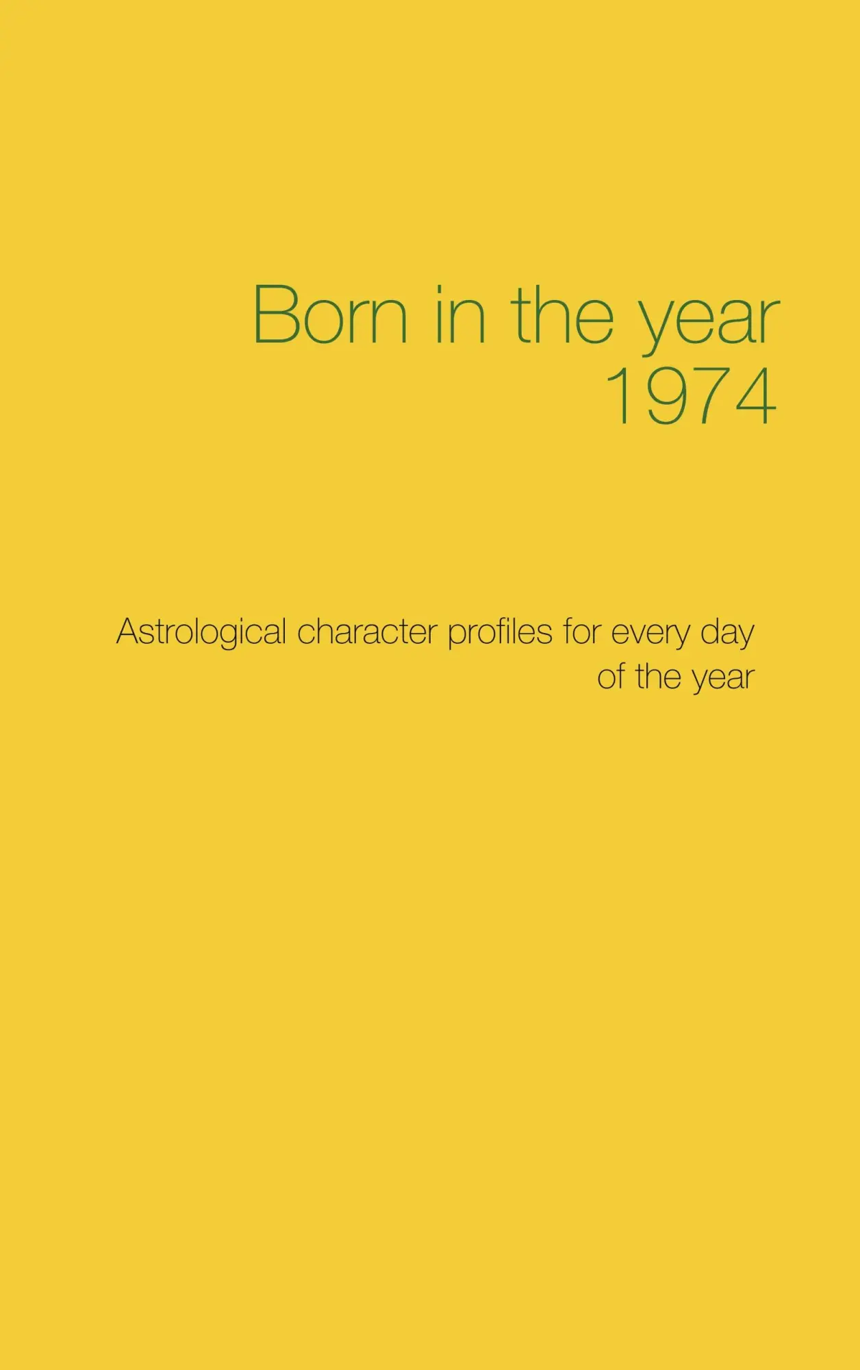 Cover: 9783746059334 | Born in the year 1974 | Christoph Däppen | Taschenbuch | 132 S. | 2017