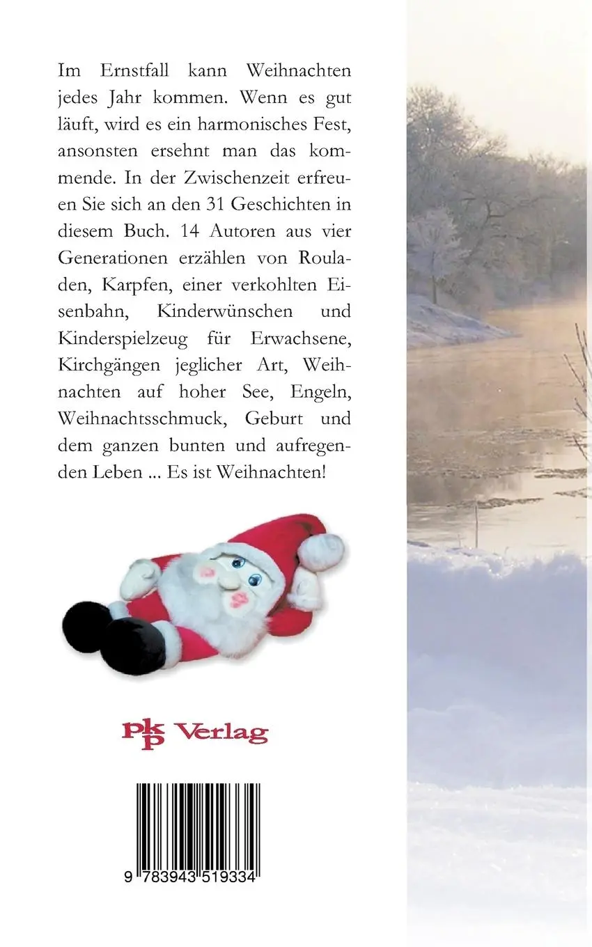 Rückseite: 9783943519334 | Weihnachtsgeschichten aus dem Leseturm | Katharina Mälzer (u. a.)