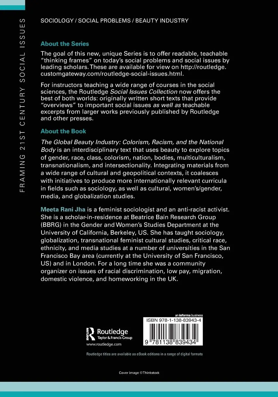 Rückseite: 9781138839434 | The Global Beauty Industry | Colorism, Racism, and the National Body