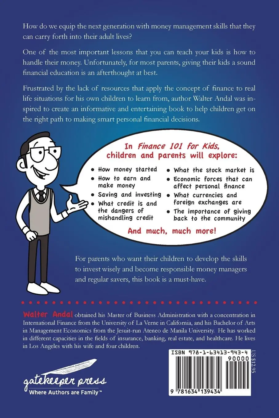 Rückseite: 9781634139434 | Finance 101 for Kids | Money Lessons Children Cannot Afford to Miss