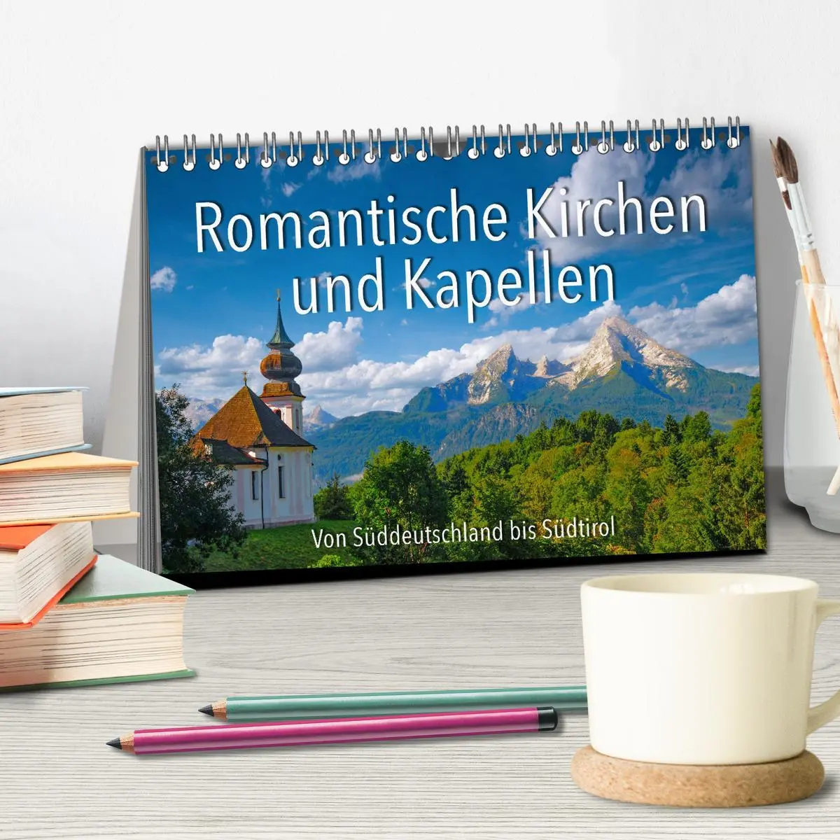 Bild: 9783457279434 | Romantische Kirchen und Kapellen (Tischkalender 2026 DIN A5 quer),...