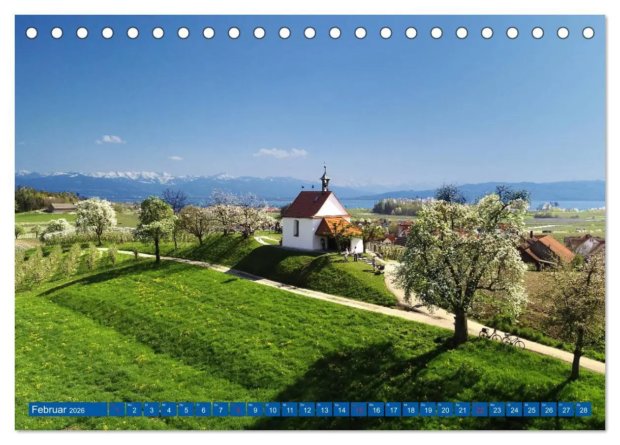 Bild: 9783457279434 | Romantische Kirchen und Kapellen (Tischkalender 2026 DIN A5 quer),...