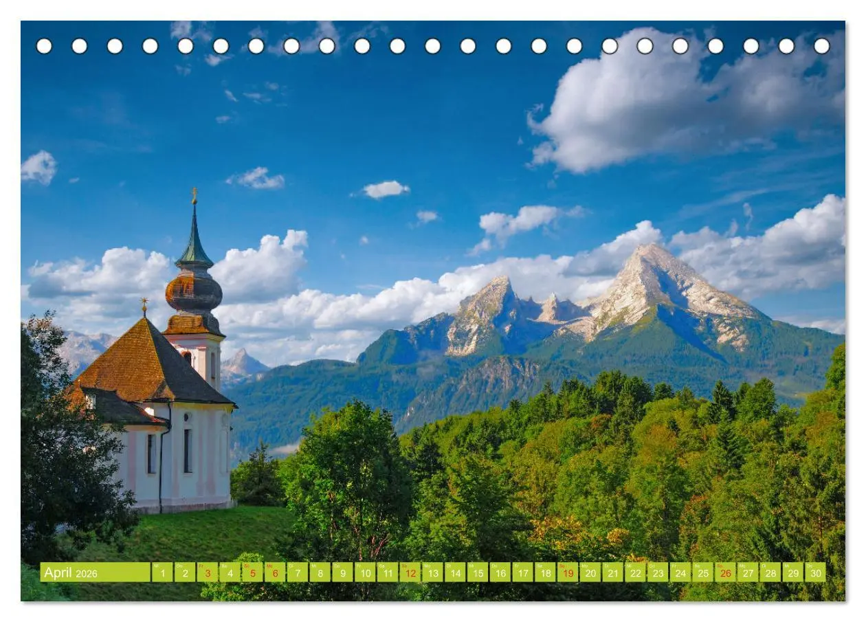 Bild: 9783457279434 | Romantische Kirchen und Kapellen (Tischkalender 2026 DIN A5 quer),...