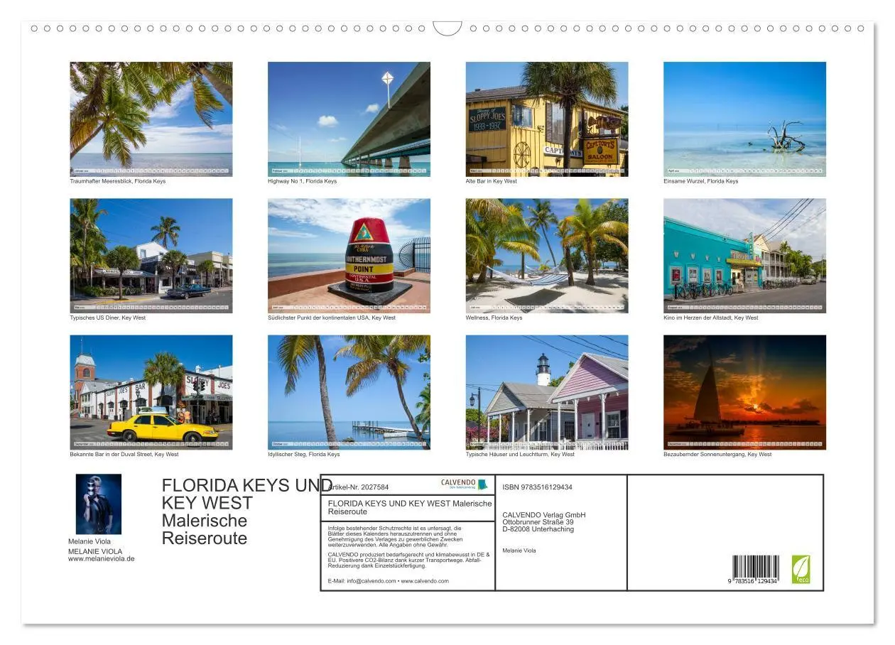 Bild: 9783516129434 | FLORIDA KEYS UND KEY WEST Malerische Reiseroute (Wandkalender 2026...