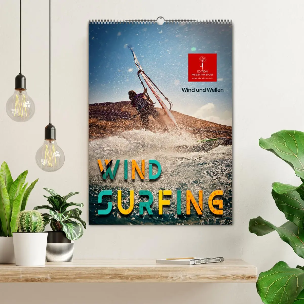 Bild: 9783516369434 | Windsurfing - Wind und Wellen (Wandkalender 2026 DIN A2 hoch),...