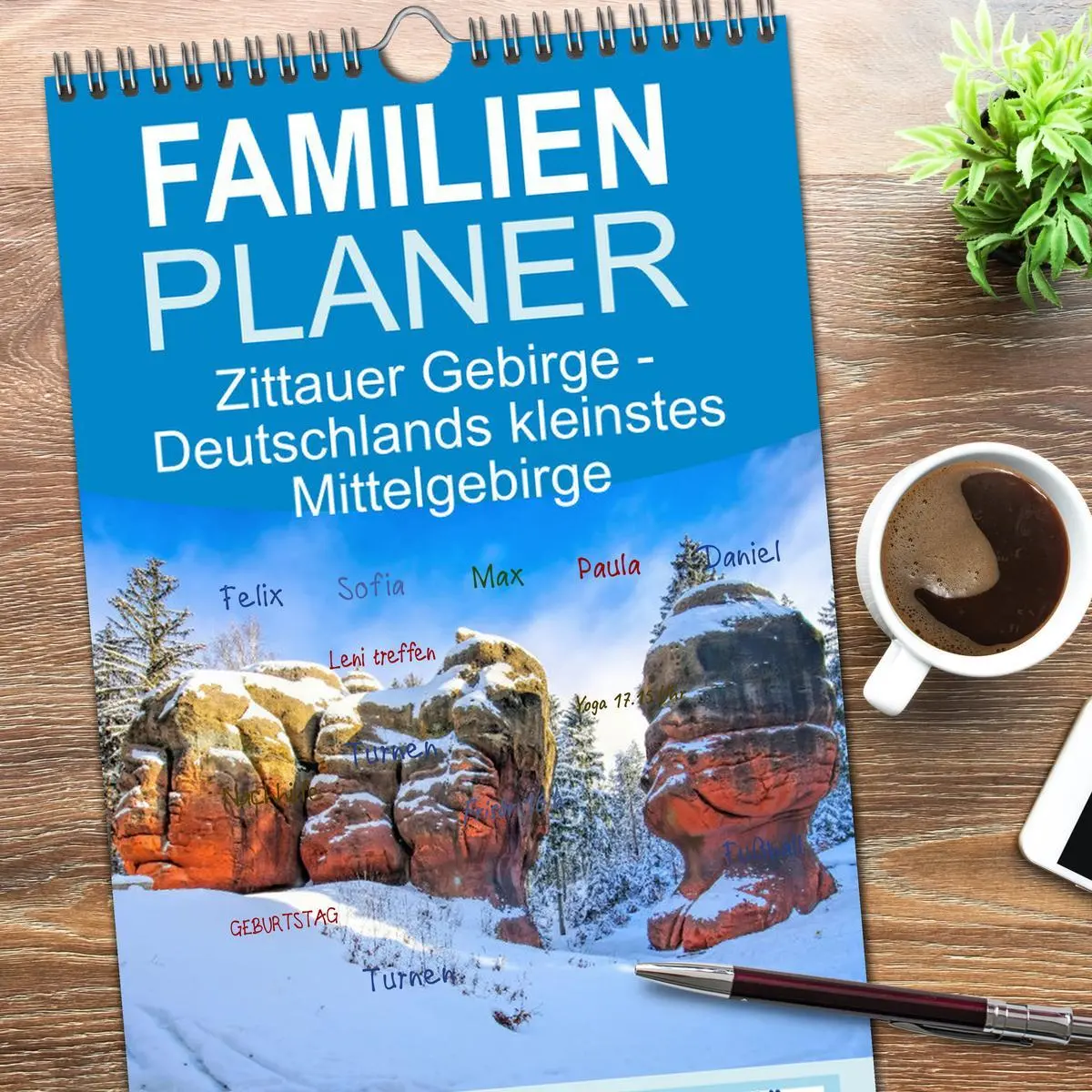 Bild: 9783516509434 | Familienplaner 2026 - Zittauer Gebirge - Deutschlands kleinstes...