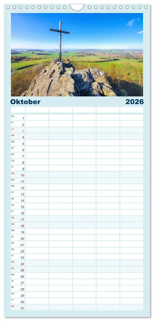 Bild: 9783516509434 | Familienplaner 2026 - Zittauer Gebirge - Deutschlands kleinstes...