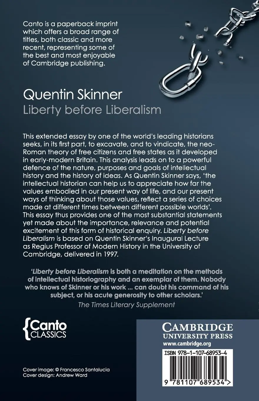 Rückseite: 9781107689534 | Liberty before Liberalism | Quentin Skinner | Taschenbuch | Englisch