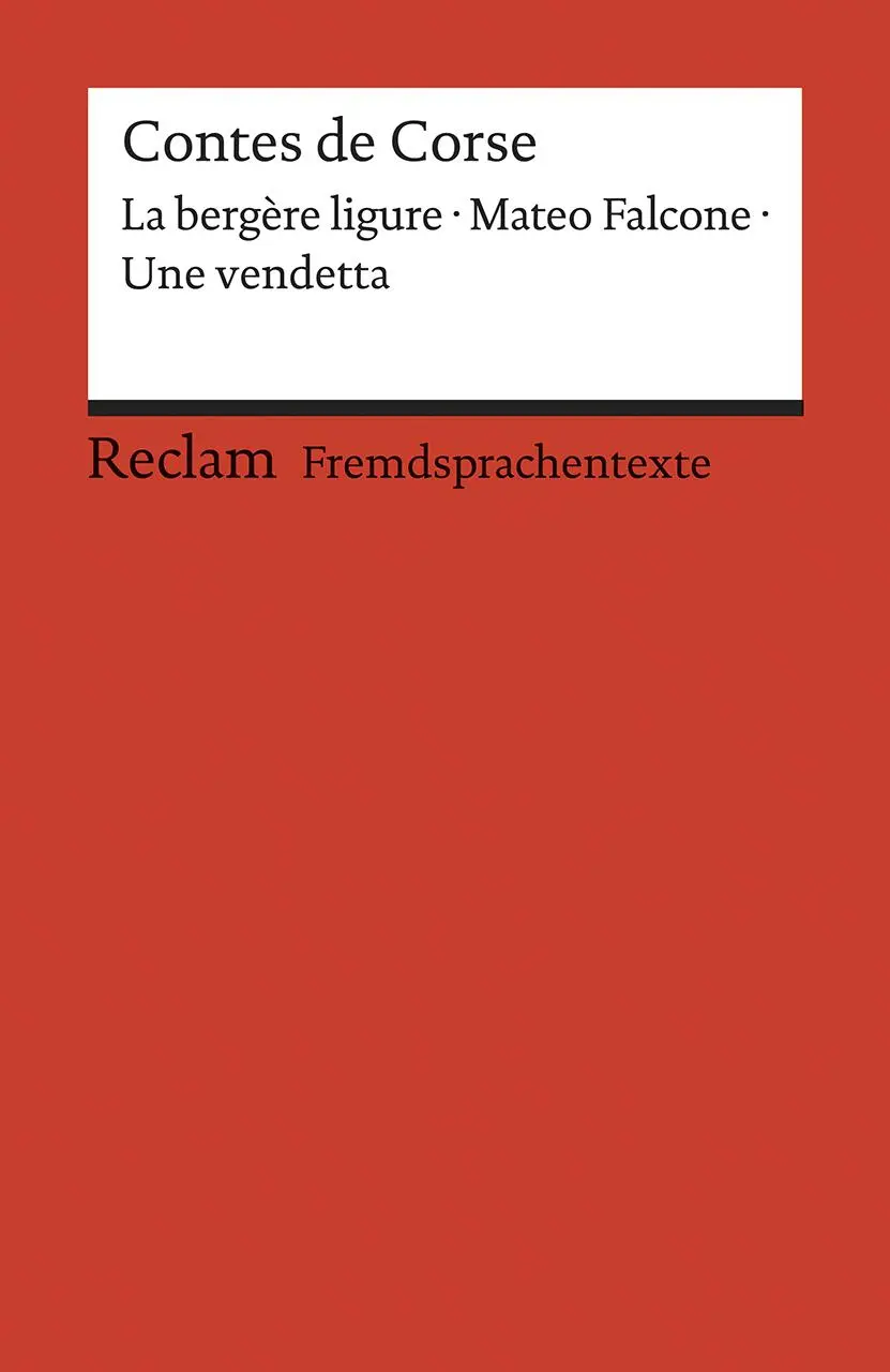 Cover: 9783150199534 | Contes de Corse | Guy de Maupassant (u. a.) | Taschenbuch | 96 S.