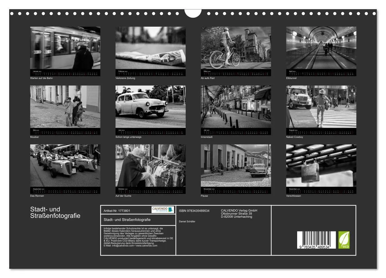 Bild: 9783435489534 | Stadt- und Straßenfotografie (Wandkalender 2025 DIN A3 quer),...