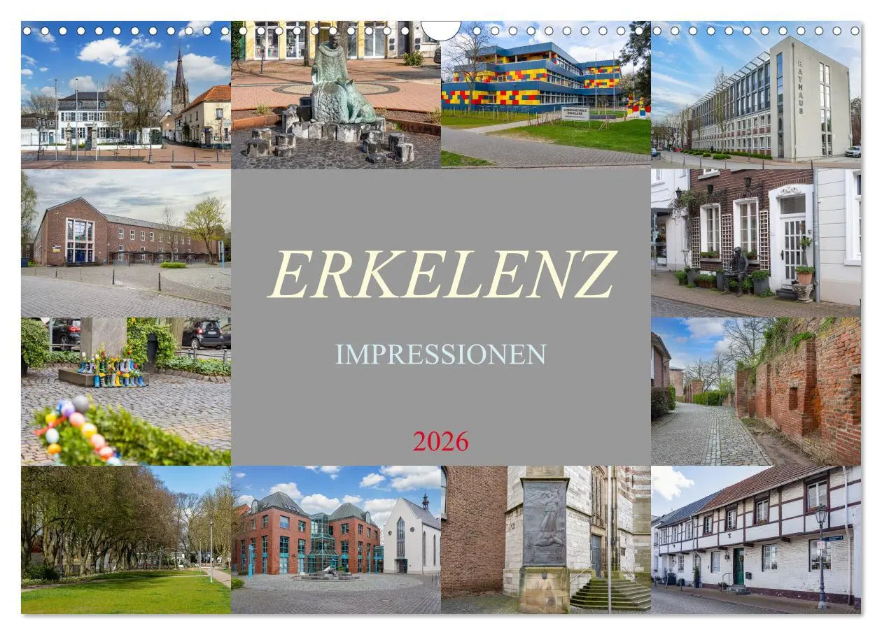 Cover: 9783457409534 | Erkelenz Impressionen (Wandkalender 2026 DIN A3 quer), CALVENDO...