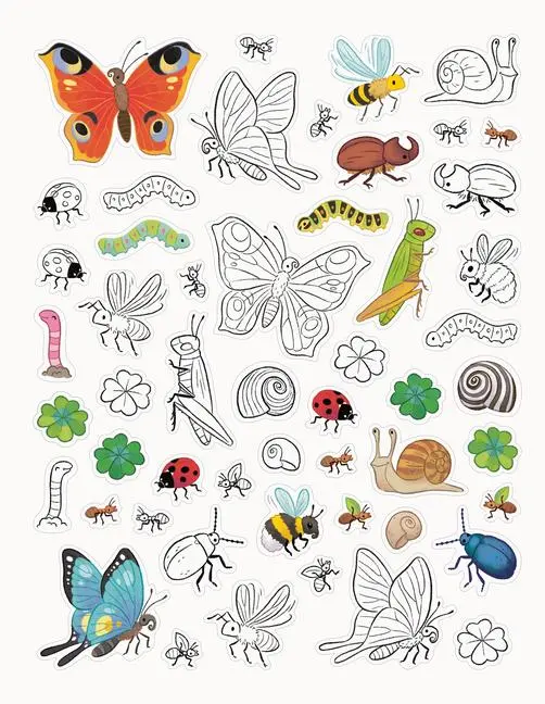 Bild: 9783473489534 | Mein Ausmalstickerbuch - Frühling | Christine Faust | Taschenbuch