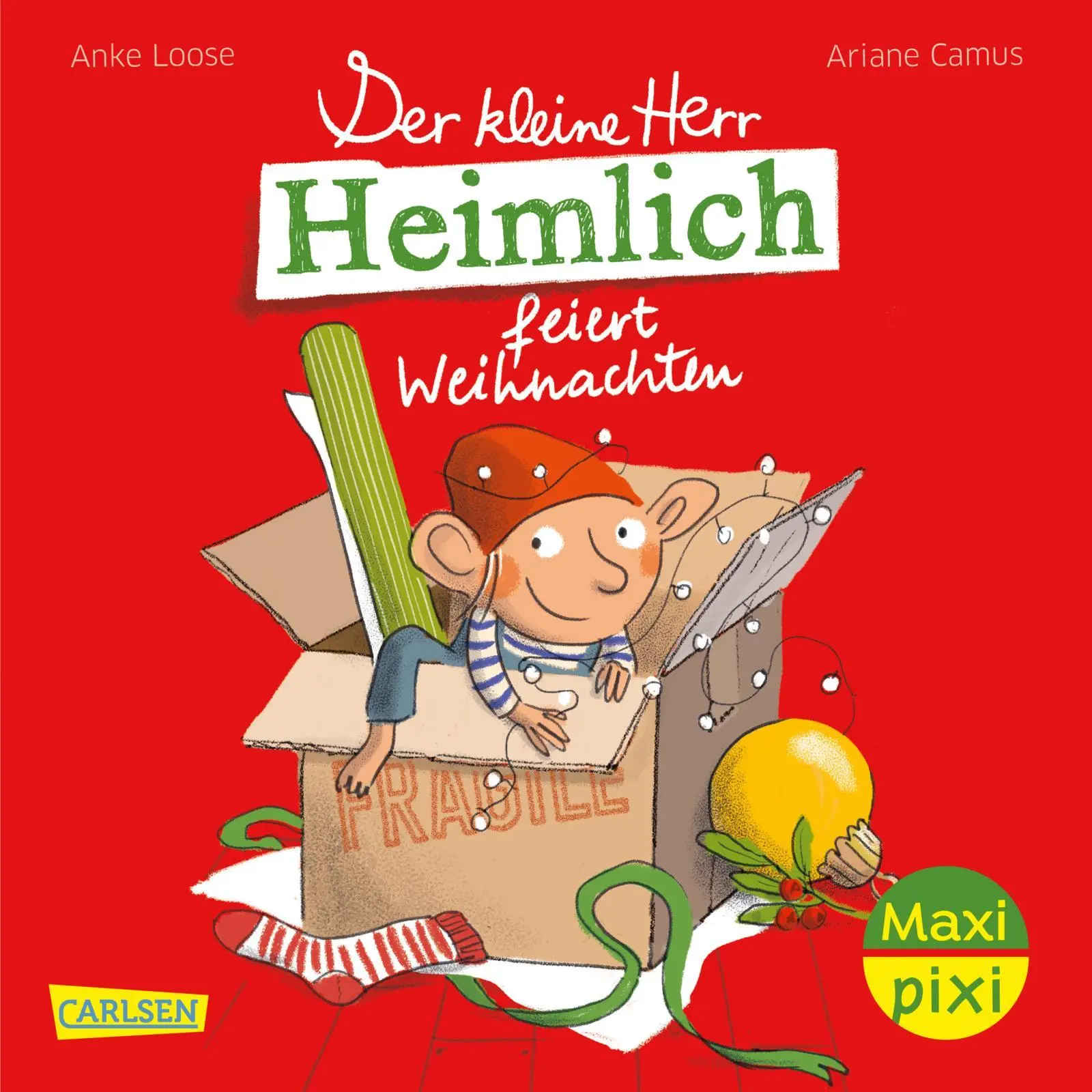 Cover: 9783551079534 | Maxi Pixi 479: VE 5: Der kleine Herr Heimlich feiert Weihnachten (5...