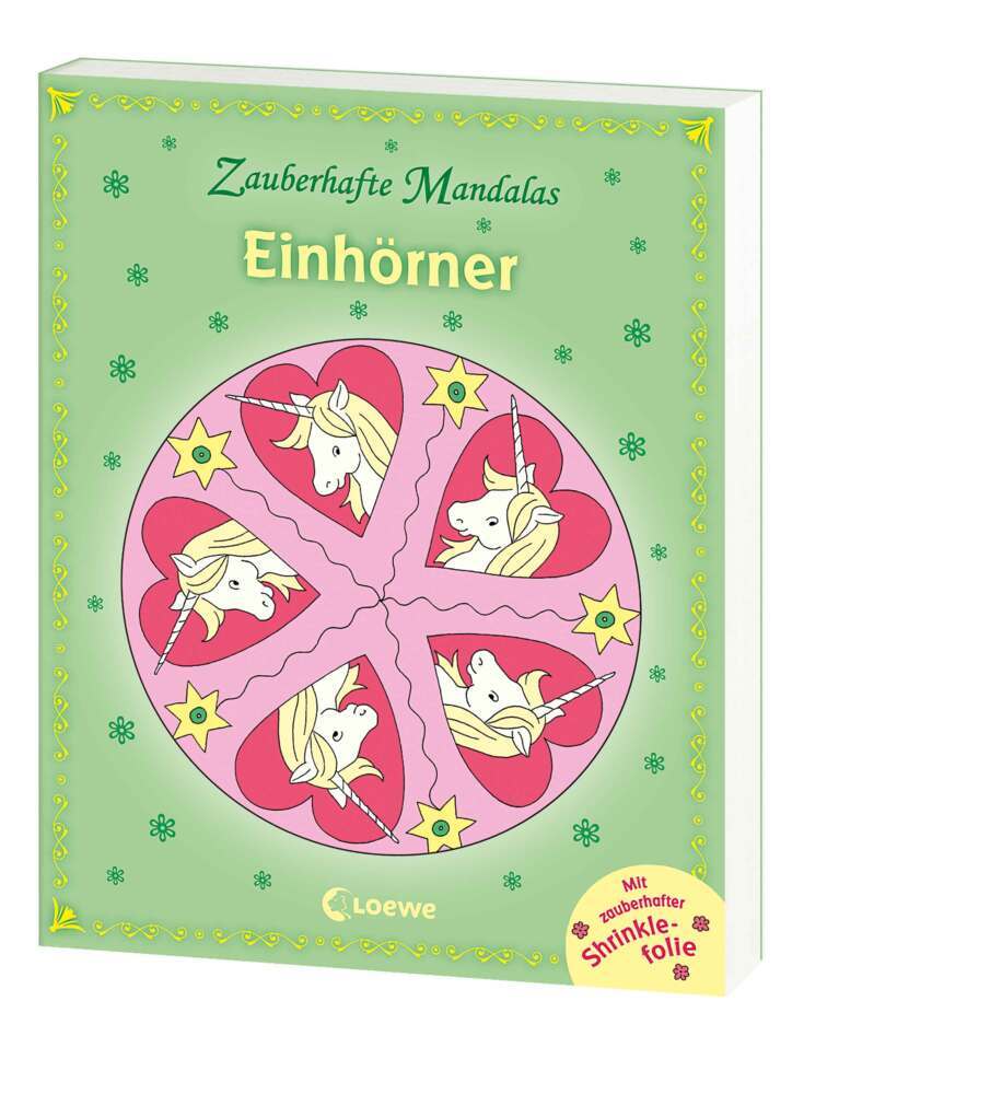 Cover: 9783785579534 | Zauberhafte Mandalas - Einhörner; . | Loewe Kreativ | Taschenbuch