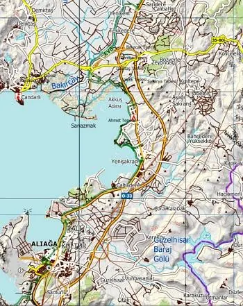 Bild: 9783931099534 | Ayvalik - Pergamon - Topographische Reisekarte 1:250.000 Türkei...