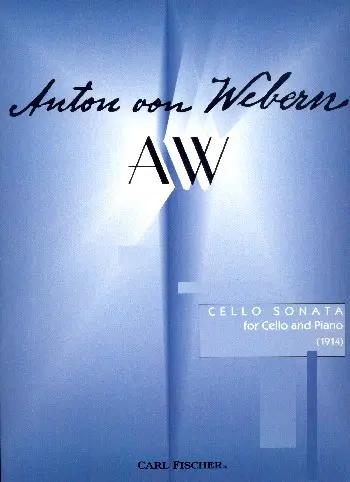 Cover: 9780825839634 | Cello Sonata (1914) | Anton Webern | Buch + Einzelstimme(n)