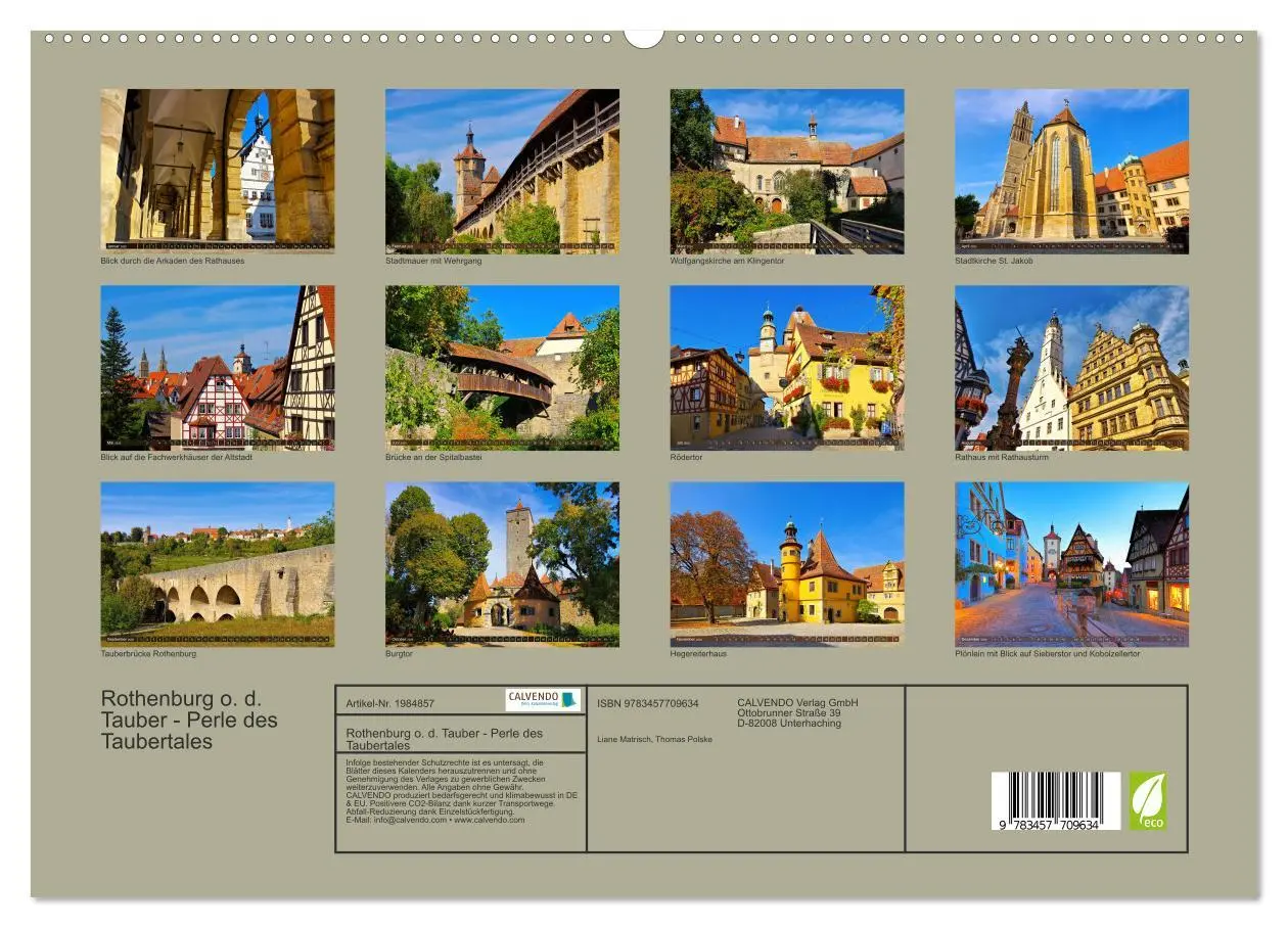 Bild: 9783457709634 | Rothenburg o. d. Tauber - Perle des Taubertales (hochwertiger...