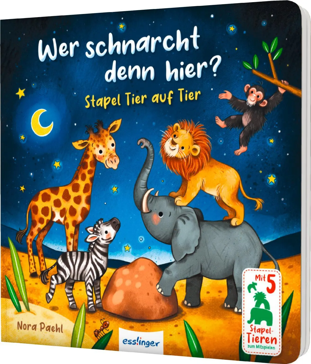 Cover: 9783480239634 | Wer schnarcht denn hier? | Mit 5 Tierfiguren zum Herausnehmen | Paehl